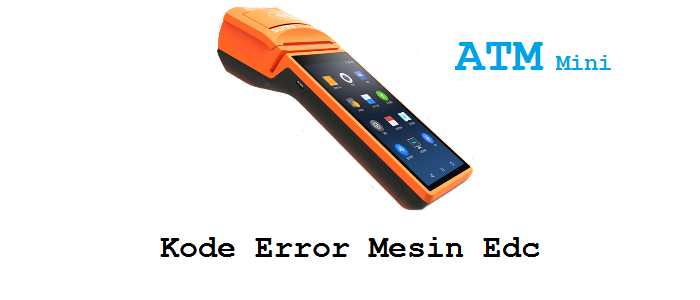 Kode Error Mesin Edc