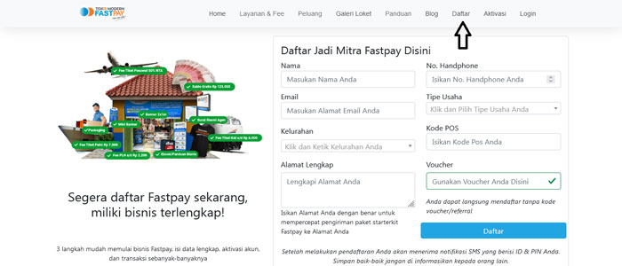 Syarat Daftar Fastpay dan Pasti Untung