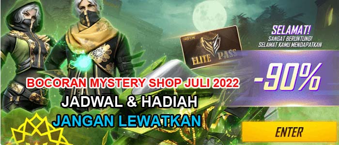 Bocoran Mystery Shop FF Juli, Berikut Jadwal dan Hadiahnya
