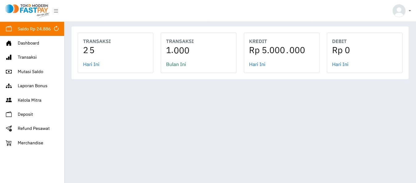 Cara Login Web Report Fastpay