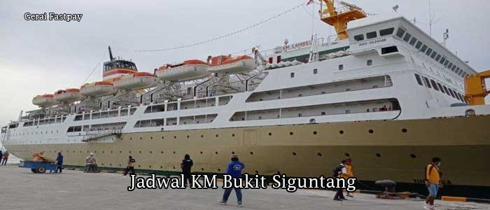 Jadwal Kapal Bukit Siguntang